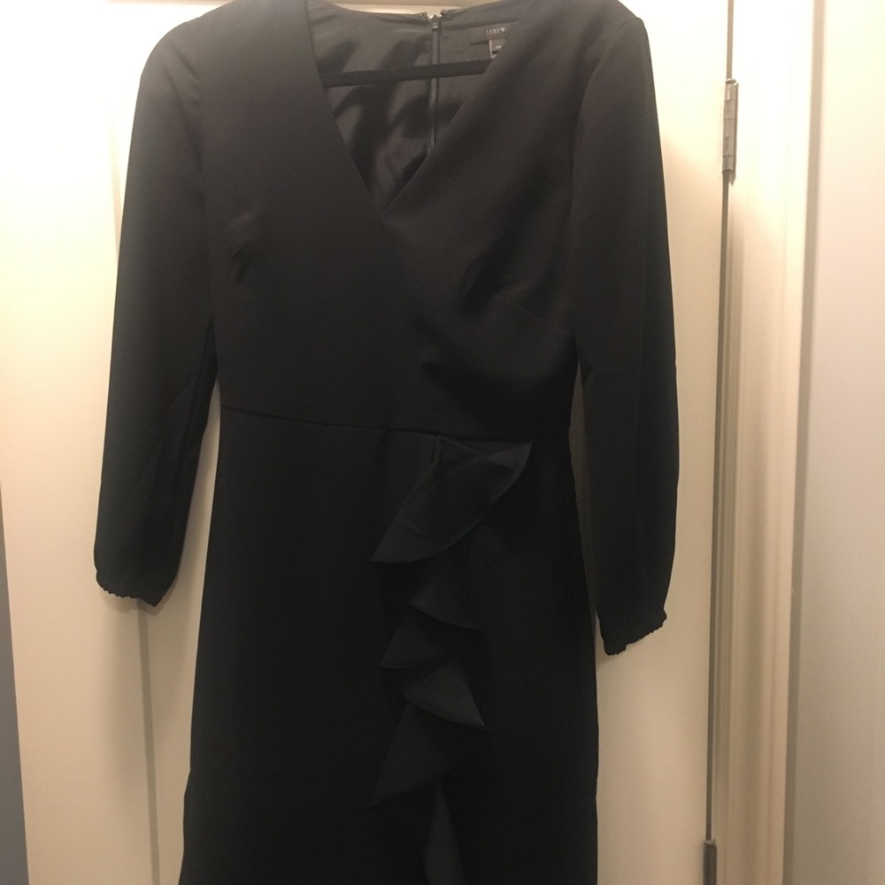 Jcrew 2T black dress NWT